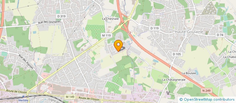localisation de l'entreprise UN PETIT BAGAGE D'AMOUR NANTES à BASSE-GOULAINE