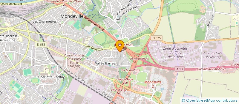 localisation de l'entreprise UN PETIT SOURIRE  MONDEVILLE