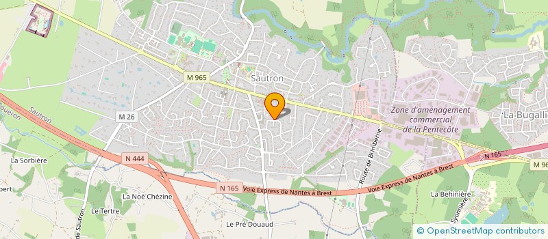 localisation de l'entreprise UN PEU DE HOUSE à SAUTRON