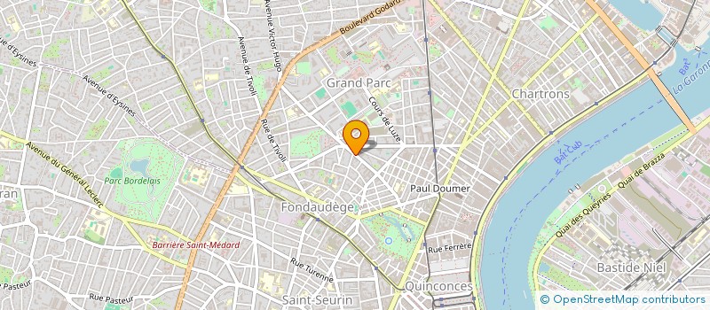 localisation de l'entreprise UN PEU DE L'AME DES BANDITS à BORDEAUX