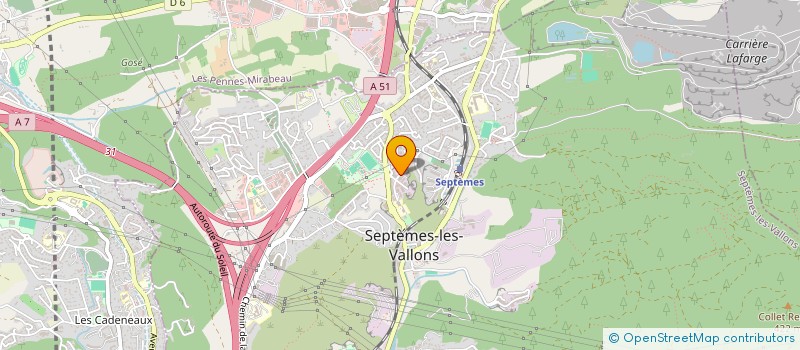 localisation de l'entreprise UN PEU DE MON TEMPS à SEPTEMES-LES-VALLONS