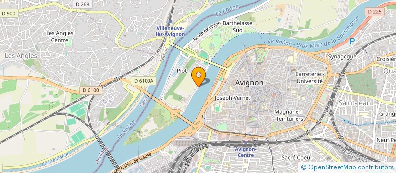 localisation de l'entreprise UN PEU DE SERIEUX  AVIGNON