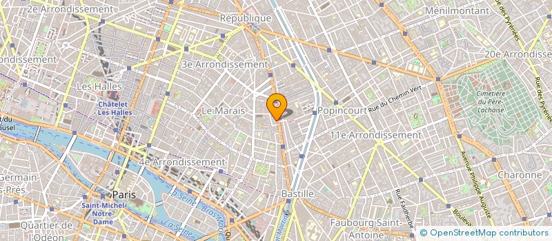 localisation de l'entreprise UN PEU DE SOLEIL à PARIS
