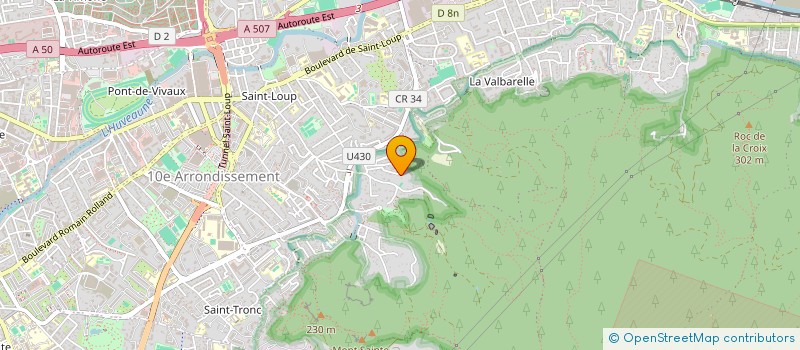 localisation de l'entreprise UN PEU DE TERRE ET D'EAU à MARSEILLE