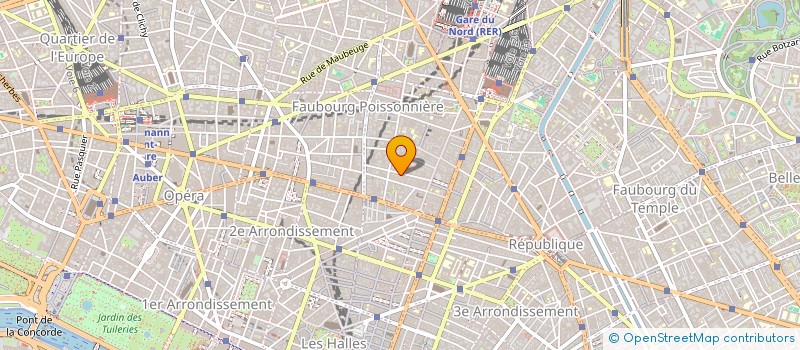 localisation de l'entreprise UN PEU DE TOUT  PARIS