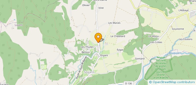 localisation de l'entreprise UN PEU DINGUE EBENISTERIE à SOYANS