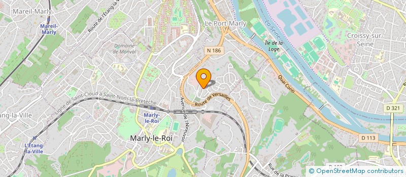 localisation de l'entreprise UN PEU PARTICULIER à LE PORT-MARLY