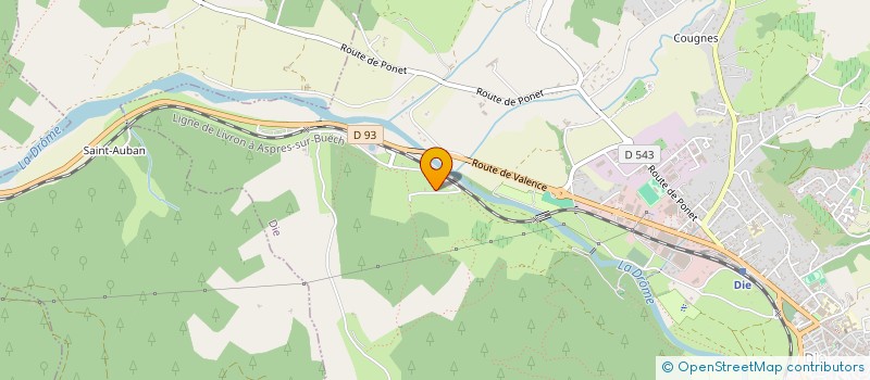 localisation de l'entreprise UN PEU PLUS PRES DES ETOILES à DIE