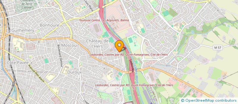 localisation de l'entreprise UN PIED D'AVANCE à TOULOUSE