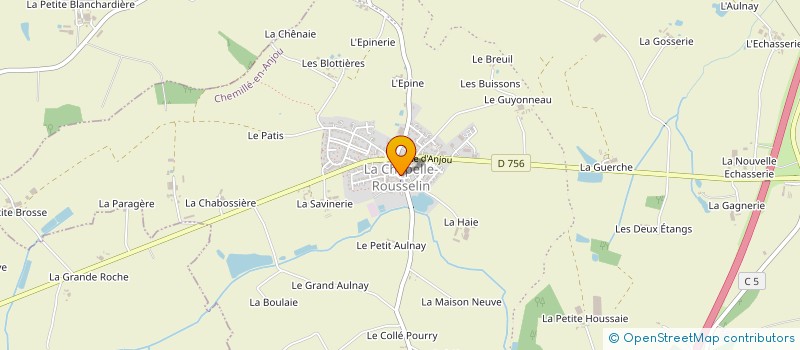 localisation de l'entreprise UN PIED D' VANT L'AUTRE  CHEMILLE-EN-ANJOU