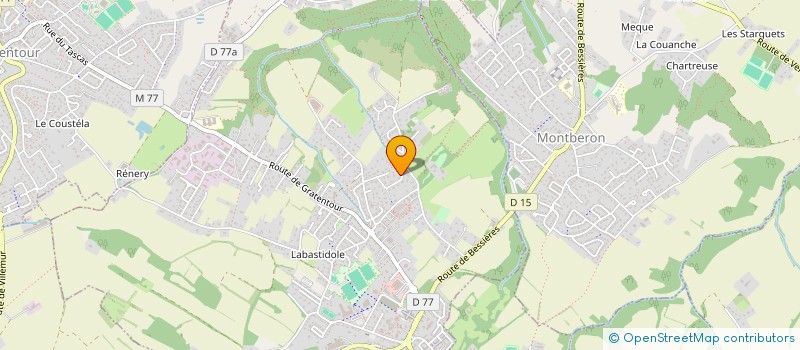 localisation de l'entreprise UN PIED DEVANT L'AUTRE  PECHBONNIEU