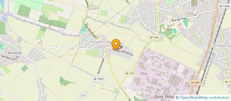 localisation de l'entreprise UN PLUS A L'ECOLE à NOYELLES-LES-SECLIN