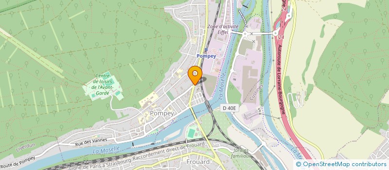 localisation de l'entreprise UN PLUS DE DEVELOPPEMENT à POMPEY