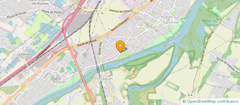 localisation de l'entreprise UN PLUS POUR VOS SOIREES  PORTET-SUR-GARONNE