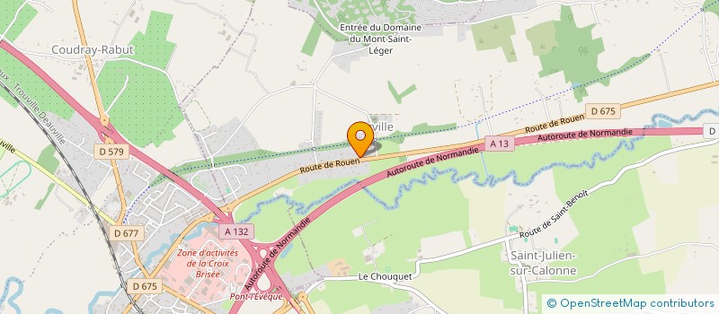 localisation de l'entreprise UN PLUS TROIS  SURVILLE