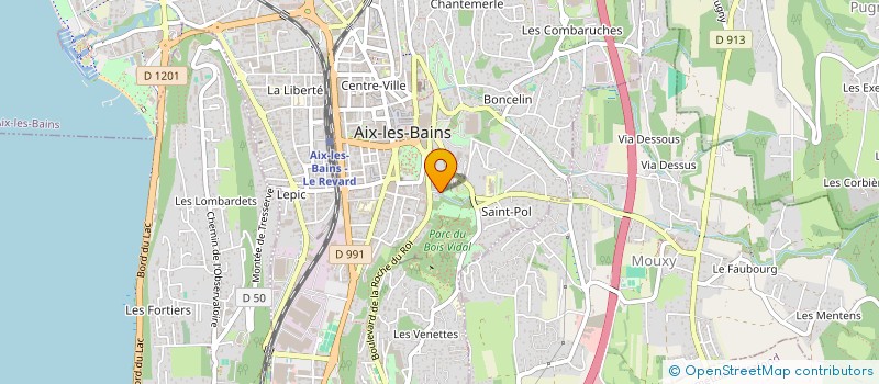localisation de l'entreprise UN PLUS UN EGALE TROIS à AIX-LES-BAINS