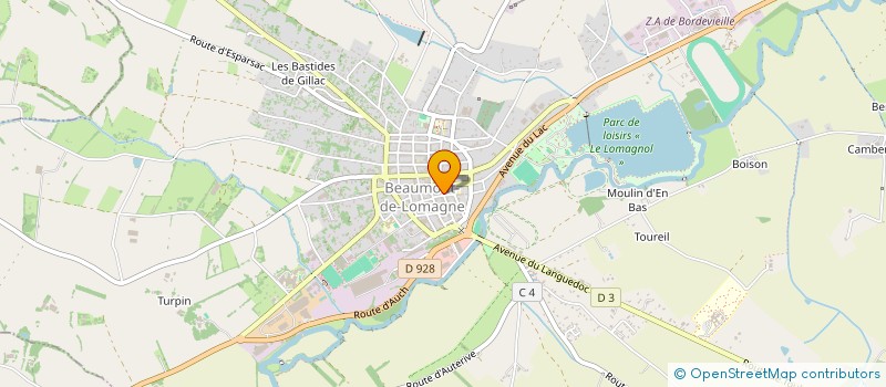 localisation de l'entreprise UN POINT C EST TOUT à BEAUMONT-DE-LOMAGNE