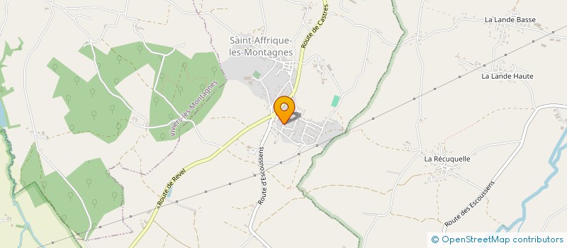 localisation de l'entreprise UN POINT C'EST TOUT  SAINT-AFFRIQUE-LES-MONTAGNES