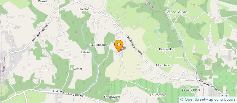 localisation de l'entreprise UN PONT POUR ANKRIM  PRIGONRIEUX