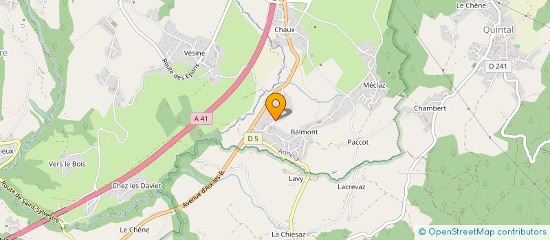 localisation de l'entreprise UN PONTON POUR CARABANE à ANNECY