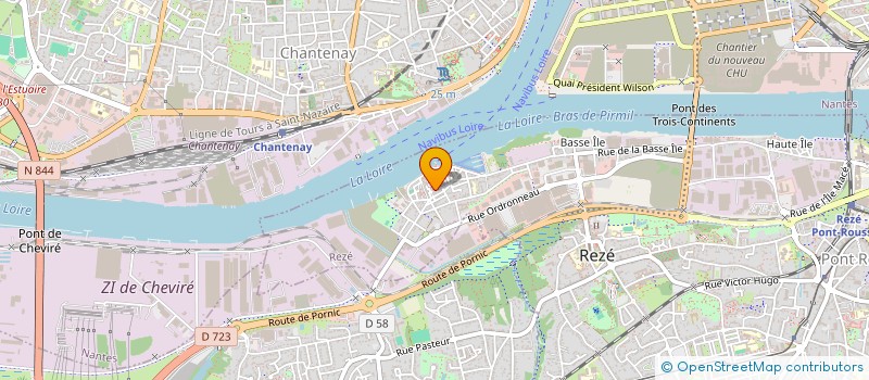 localisation de l'entreprise UN POULS DANS LA TETE à REZE