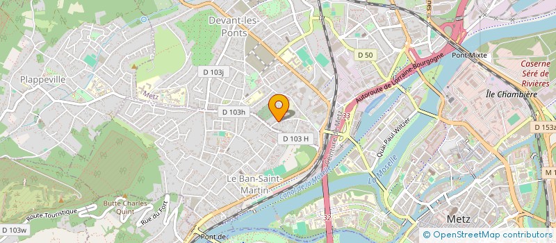 localisation de l'entreprise UN POUR TOUS  METZ