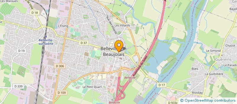 localisation de l'entreprise UN POUR TOUS, TOUS POUR VIN  BELLEVILLE-EN-BEAUJOLAIS