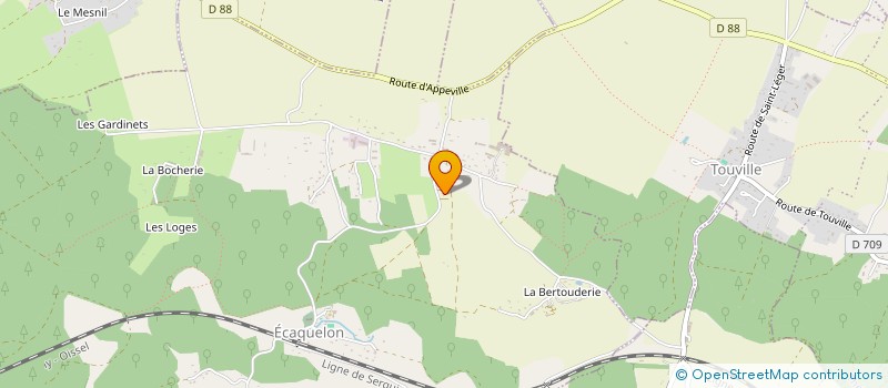 localisation de l'entreprise UN PRINTEMPS POUR L'HOPITAL  ECAQUELON