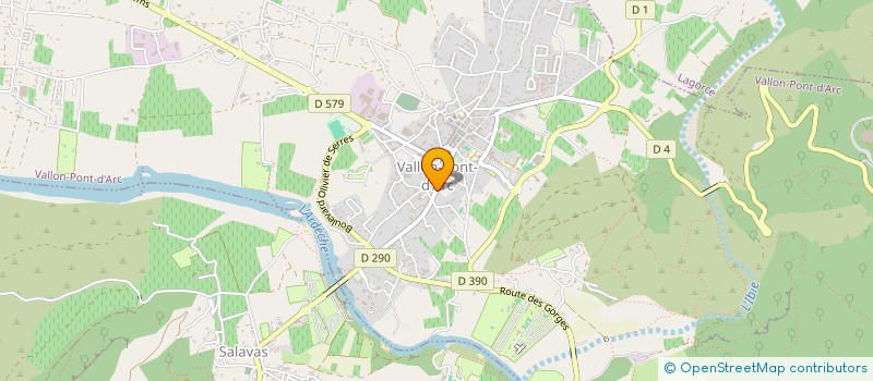 localisation de l'entreprise UN PROJET EN PARTICULIER à VALLON-PONT-D'ARC