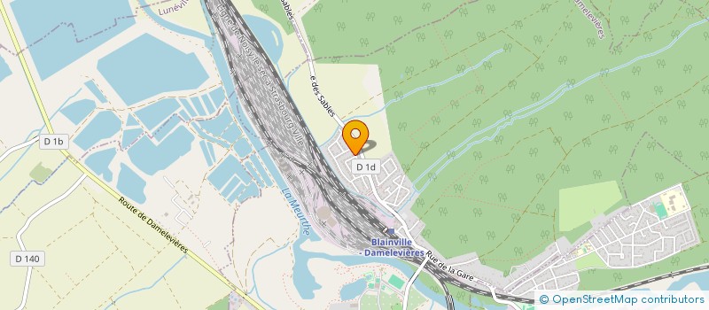 localisation de l'entreprise UN PTIT POIL EN PLUS  DAMELEVIERES