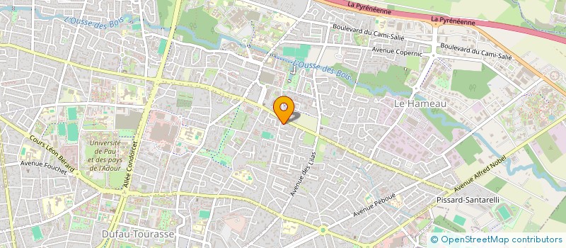 localisation de l'entreprise UN PYREN ATLANT TRPT SCOLAIRES à PAU