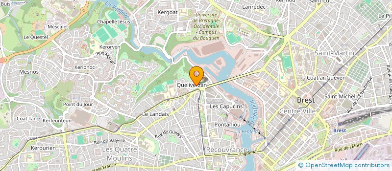 localisation de l'entreprise UN R D'OASIS à BREST