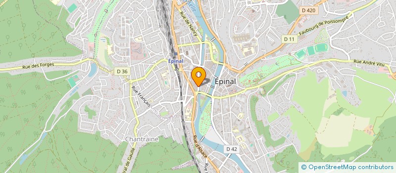 localisation de l'entreprise UN R DE DECO à EPINAL