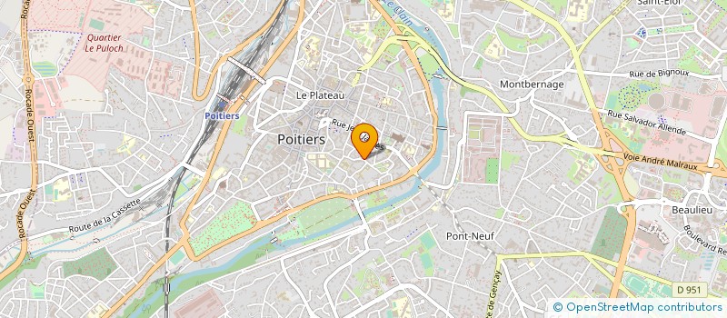 localisation de l'entreprise UN REG MAISONS CULTURE LOISIRS POITOU CH à POITIERS