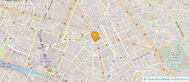 localisation de l'entreprise UN REG SYND CGT INDUSTR CHIMIQ  PARIS