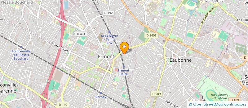 localisation de l'entreprise UN REGARD POUR SOI à ERMONT