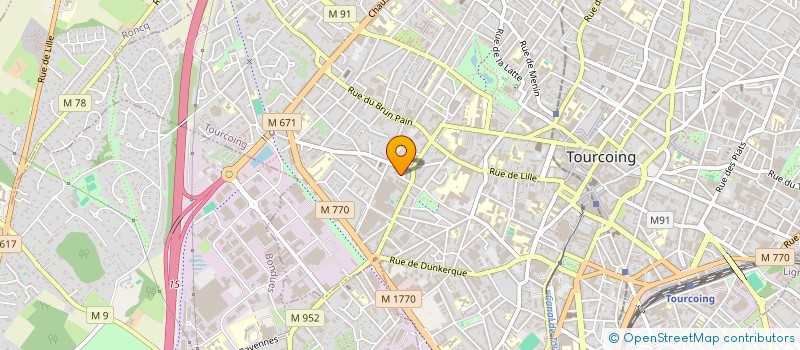 localisation de l'entreprise UN REGARD UN LIEU POUR TOUS à TOURCOING