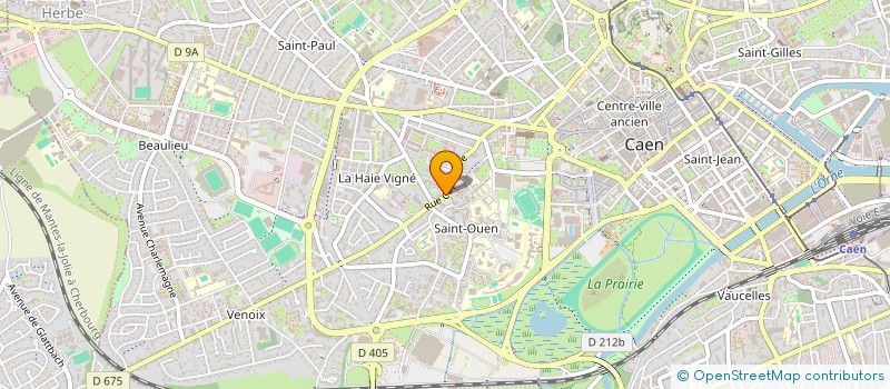 localisation de l'entreprise UN REGION  CONFEDER SYNDICALE  FAMILLLES BN à CAEN