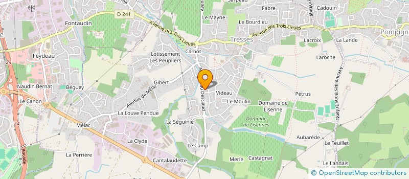 localisation de l'entreprise UN RELAIS POUR LA VIE à SALLEBOEUF
