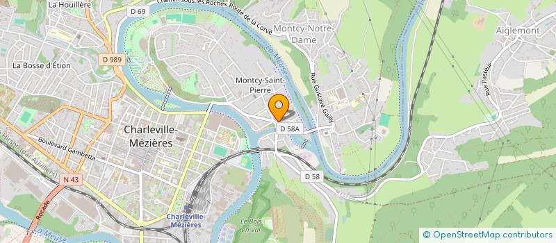 localisation de l'entreprise UN REPAS POUR TOUS 08  CHARLEVILLE-MEZIERES