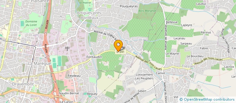 localisation de l'entreprise UN REPAS POUR TOUS à ARTIGUES-PRES-BORDEAUX