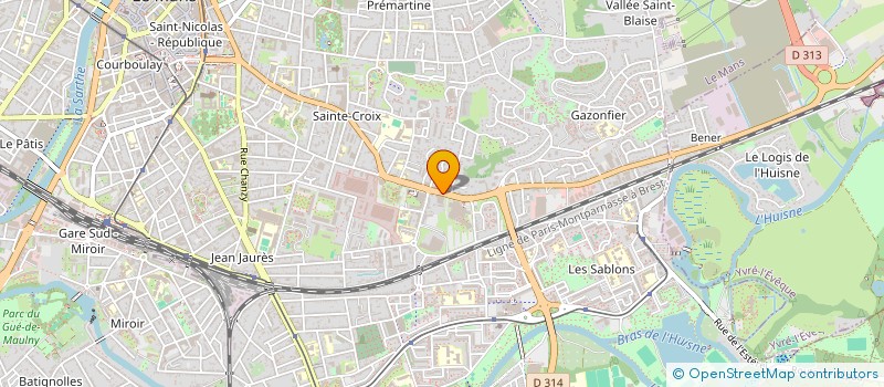 localisation de l'entreprise UN REPAS POUR TOUS à LE MANS
