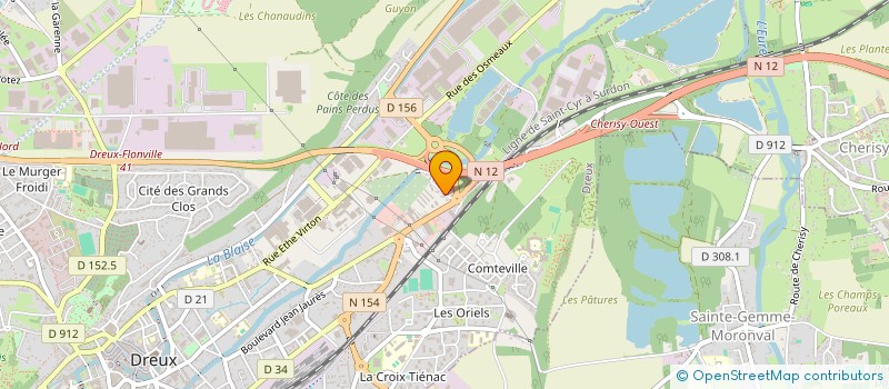 localisation de l'entreprise UN REPAS POUR TOUS à DREUX
