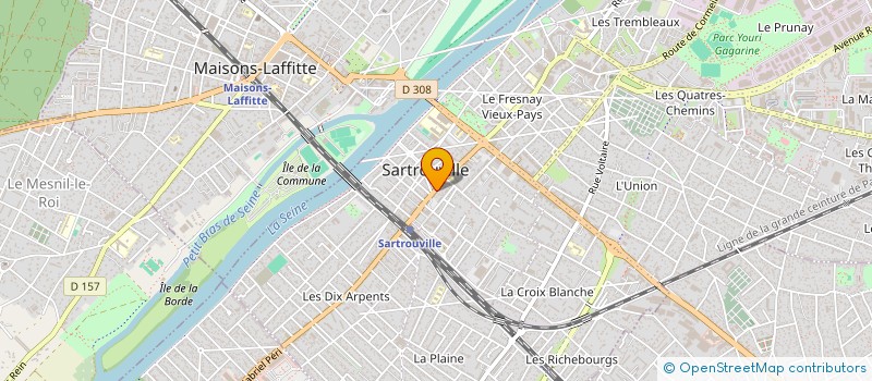 localisation de l'entreprise UN RESTO EN PLUS à SARTROUVILLE