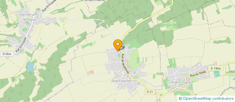 localisation de l'entreprise UN RETOUR A 200 KM/H  RANTZWILLER