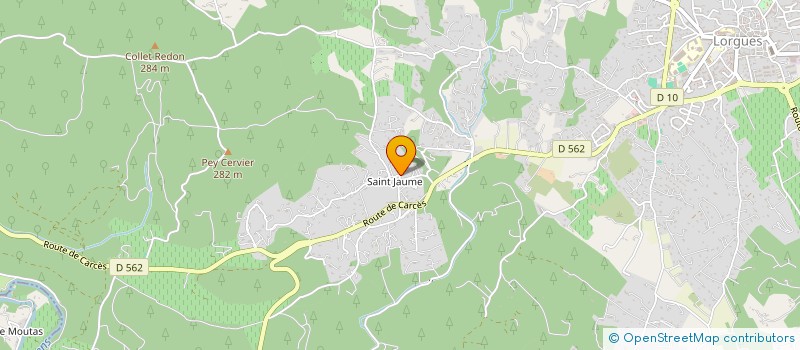 localisation de l'entreprise UN REVE DANS UN REVE à LORGUES