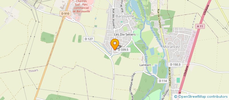 localisation de l'entreprise UN REVE DE GOSSE à BARJOUVILLE