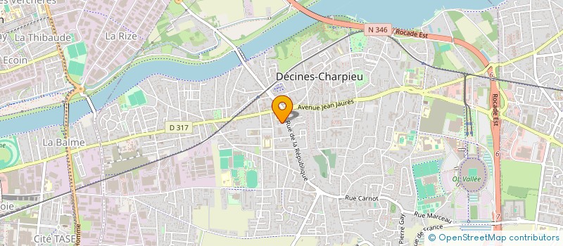 localisation de l'entreprise UN REVE ENTRE LES MAINS à DECINES-CHARPIEU