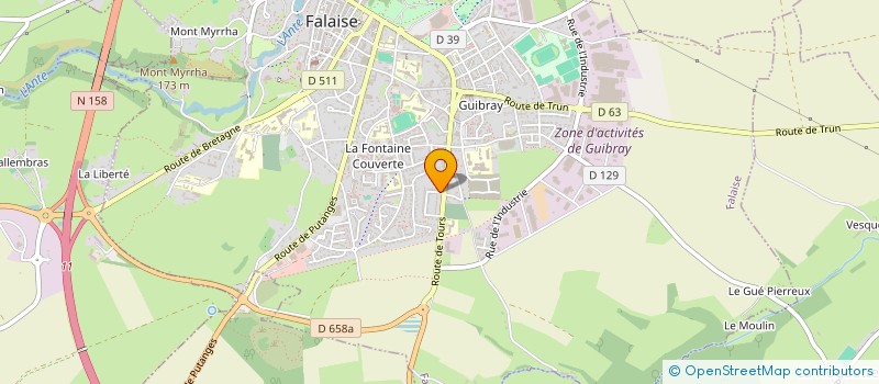 localisation de l'entreprise UN REVE POUR DEMAIN à FALAISE