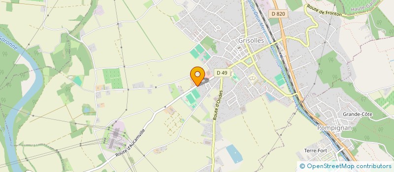 localisation de l'entreprise UN SACRE DEFI  GRISOLLES